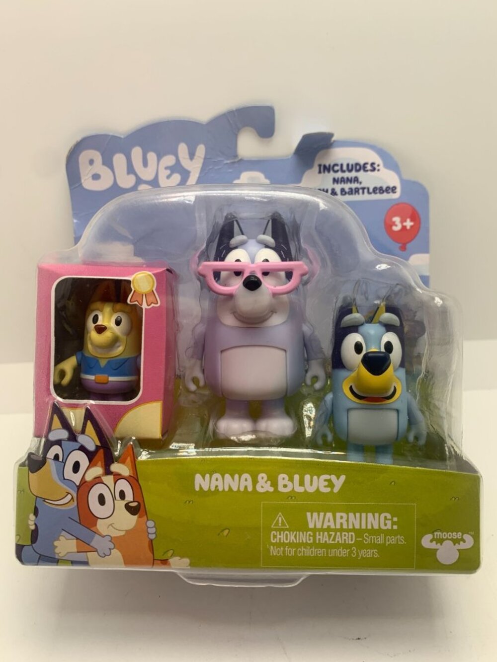 Bluey Nana & Bluey Figure Set By Moose Toys